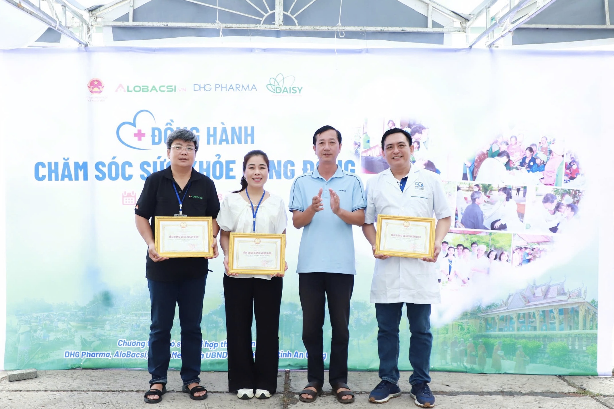 Hành Trình Daisy Media, AloBacsi và DHG Pharma Về Vùng Biên An Giang: Khi Yêu Thương Gieo Mầm Sức Khỏe