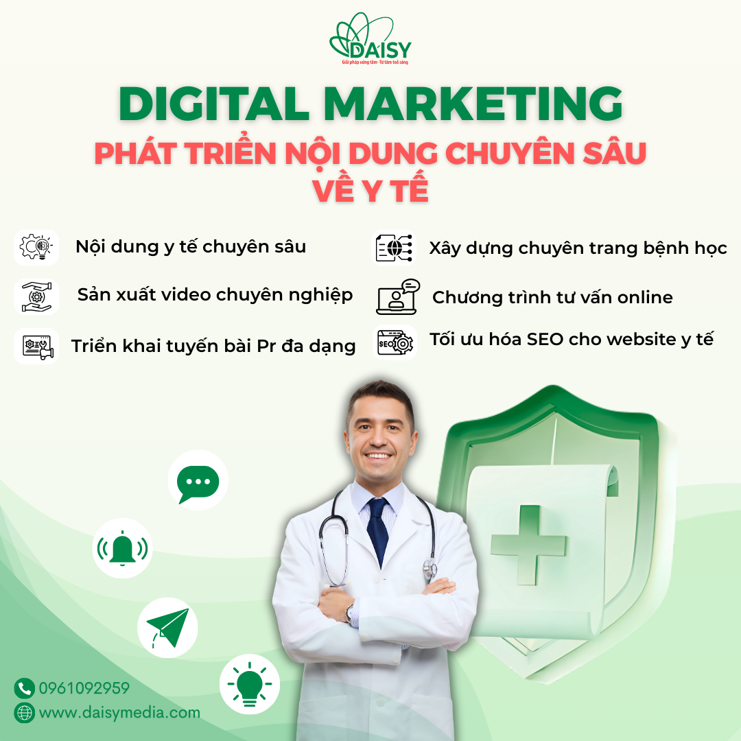 Daisy Media – Giải pháp Marketing online & phát triển nội dung y tế chuyên sâu