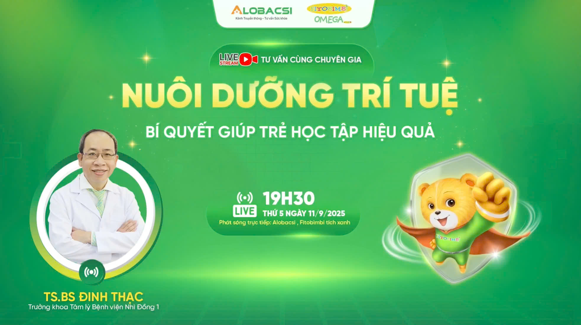 Daisy Media tổ chức Livestream “Nuôi dưỡng trí tuệ - Bí quyết giúp trẻ học tập hiệu quả”
